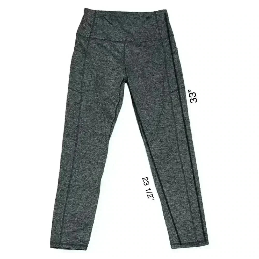 Kyodan Womens Canadian Heathered Grey Leggings Size Small